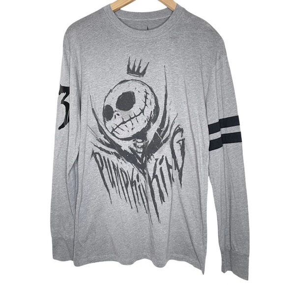 Disney Other - Disney Parks Jack Skellington pumpkin king gray long sleeve shirt small